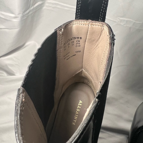 All Saints Ria Pointed Toe Leather Boots | 41 (US 11) - Picture 11 of 14